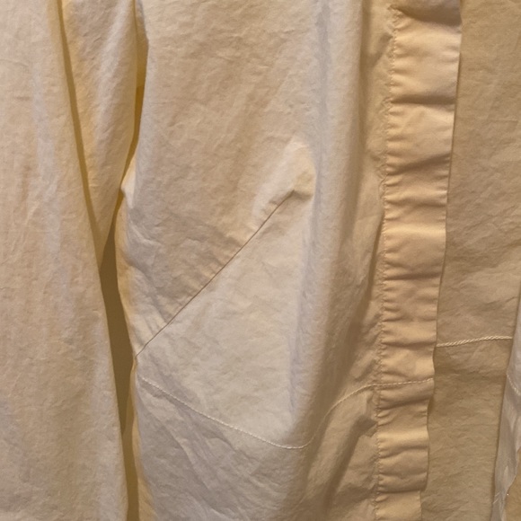 Hilfiger yellow button down womens shirt size 10 never worn - Picture 2 of 5